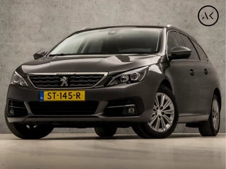 Peugeot 308 SW 1.2 PureTech Sport Automaat (PANORAMADAK, APPLE CARPLAY, GROOT NAVI, 360 CAMERA, GETINT GLAS, LEDEREN SPORTSTOEELN, LANE ASSIST, CRUISE, NIEUWSTAAT)