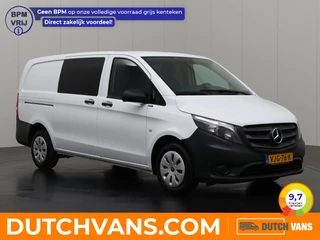 Mercedes-Benz Vito Lang Dubbele Cabine Comfort | Airco | Cruise | Trekhaak | Privacy Glass
