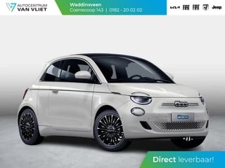 Fiat 500e 3+1 La Prima 42 kWh | by Bocelli | JBL | Technology Pack | Winter Pack | Priv Glass | Adapt. Cruise | SEPP € 2000,- | Uit voorraad leverbaar !