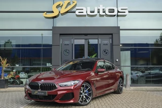 Hoofdafbeelding BMW 8 Serie BMW 8-serie Gran Coupé 840i 333pk M-sport xDrive Panoramadak M8 seats Bowers&Wilkins Stoelkoeling Aventurin Rot 20" LMV