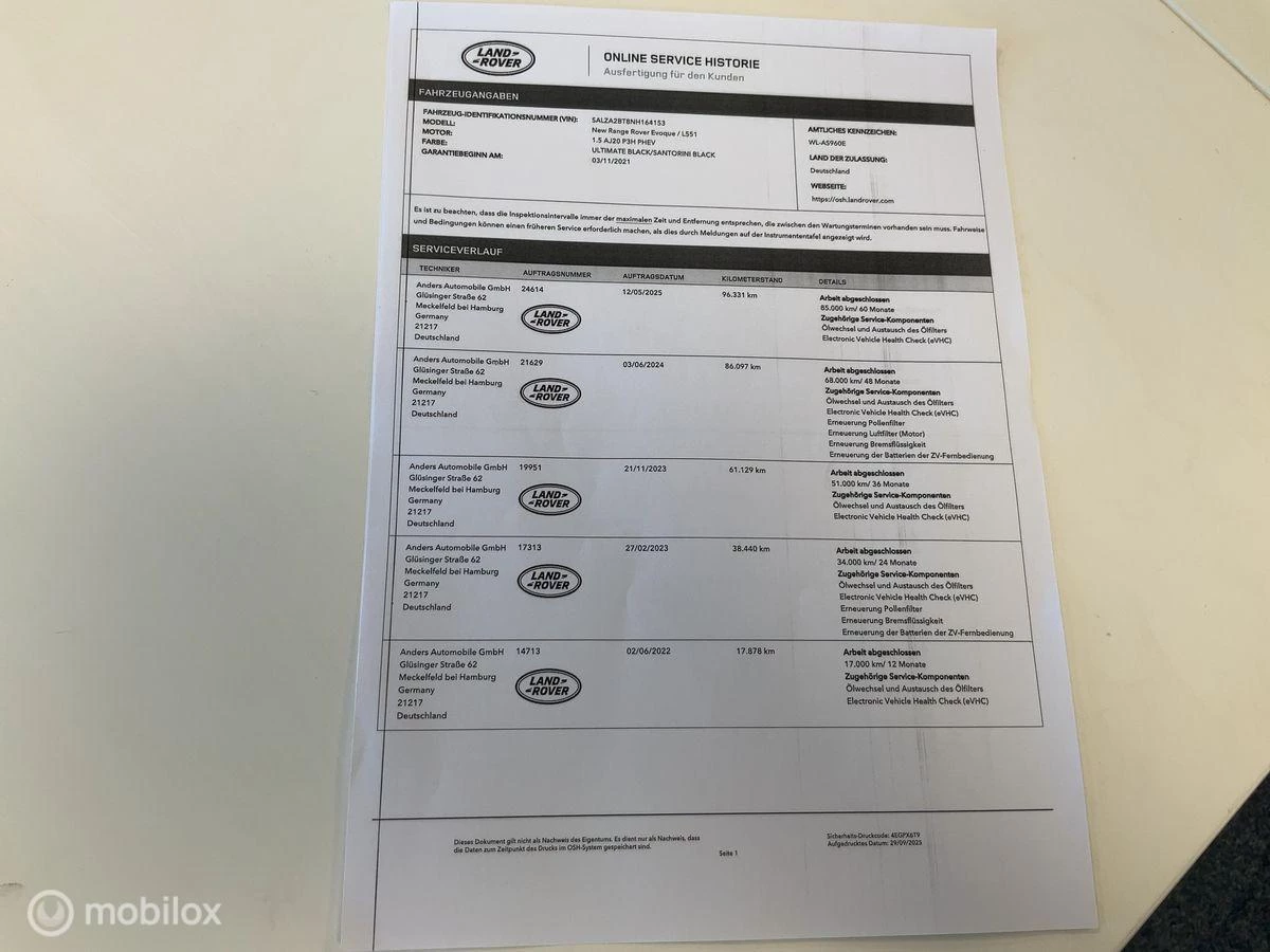 Hoofdafbeelding Land Rover Range Rover Evoque