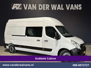 Opel Movano 2.3 CDTI 146pk L3H3 Dubbele Cabine Inrichting Euro6 Airco | 5-Zits | 2500kg Trekhaak Parkeersensoren, Cruisecontrol