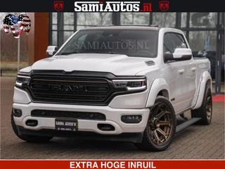 Dodge Ram 1500 HULK PACK | 5.7 V8 HEMI | SFEERVERLICHTING | FEUL WIELEN | TRAIN HORN | BOM VOL CREW CAB | DUBBELE CABINE | 5 PERSOONS | GRIJSKENTEKEN | MEGA DIKKE LIMITED ALN |