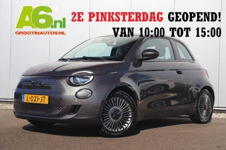 Fiat 500e Icon 42 kWh Automaat Panoramadak Navigatie LED Carplay Android Bluetooth 16 inch LMV Clima Cruise Parkeersensor