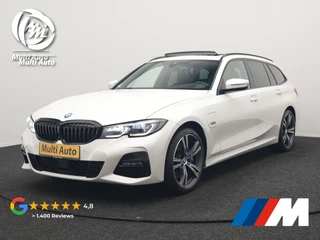 BMW 3 Serie Touring 330e xDrive M Sport Plug In Hybrid 293pk Dealer O.H. PHEV | Panodak | Head Up | Adaptive Cruise | Laser LED | 360 Camera | 19"L.M | Alcantara Sportstoelen Memory & Verwarmd | Sfeerverlichting | Apple Carplay | Keyless | Blis | Navigatie | Virtu