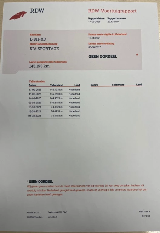 Hoofdafbeelding Kia Sportage