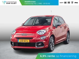Fiat 500 X 1.5 Hybrid Sport Automaat | Clima | Adapt. Cruise | 18" | Apple Carplay | Camera | PDC | Keyless | Navi | BSM