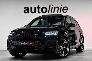 Audi Q7 55 TFSI e quattro 3x S-Line. BTW, Massage, RS zetels, Koeling, Luchtv, Pano, ACC, Memory, 360 3D, B&O, Keyless, Trekh.