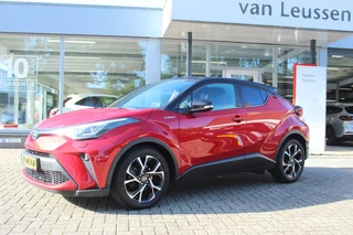 Toyota C-HR 1.8 HYBRID BI-TONE STUUR/STOEL&WISSERVERW. DODEHOEK DETECTIE ALL-SEASON PARELMOER/BI-TONE-LAK KEYLESS LED