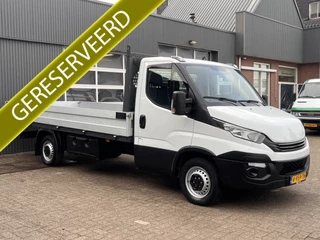 Iveco Daily 35S14 2.3 410 Himatic Automaat Open laadbak 3500kg trekhaak Euro 6 Open laadbak Pick up p-up Bakwagen Himatic Maxi 3500 kg trekgewicht