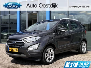 Hoofdafbeelding Ford EcoSport Ford EcoSport 1.0 EcoBoost Titanium 125PK Afn. Trekhaak Winterpack Camera Cruise B&O Navi Climate Keyless Blind-Spot *Compleet*