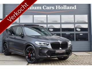 BMW X3 xDrive30e M-Pakket 292 Pk Frozen Black M-Stoelen Pano Navi 360 Memory Hud Carbon Camera Leder Laser 20 Inch
