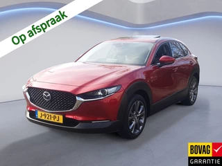 Mazda CX-30 2.0 e-SkyActiv-X M Hybrid Luxury, (180PK) 1e-Eig, Mazda-Dealer-Onderh., 12-MND-BOVAG, NL-Auto, Leer, Navigatie/Apple-Carplay/Android-Auto, Schuif/Kanteldak, Kelyess-Entry/Start, Stoel/Stuurverwarming, DAB, Elek.-Achterklep, LM.-Velgen-18Inch, Privacy-Glas