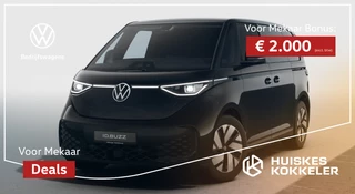 Volkswagen ID. Buzz Cargo Anniversary Edition 286pk 79 kWh > Gelimiteerde editie; netto prijs excl. BTW en kosten rijklaarmaken < | Schuifdeur links | Bijrijdersstoel |