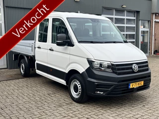 Volkswagen Crafter 35 2.0 TDI DC Open laadbak Airco Cruise controle Pick-up Euro 6 Parkeerhulp achter evt 3000kg trekgewicht 6 persoons p-up bakwagen open laadbak Pritsche