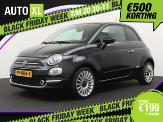 Fiat 500 89 PK Turbo Lounge Pano-Dak Navi+ Climate