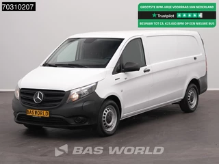 Mercedes eVito 112 Long Range Elektrisch 66kWh 286km WLTP L3H1 Navi Airco Cruise Camera Standkachel L3 Long Airco Cruise control