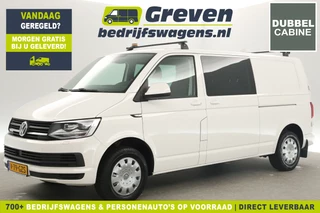 Volkswagen Transporter 2.0 TDI L2H1 150PK Dubbele Cabine Automaat 5 Pers 2xSchuifdeur Airco Cruise Carplay Navi PDC DSG Trekhaak