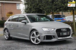 Audi RS 3 Sportback 2.5 TFSI Quattro 400 PK Nardo Grey Dealer o.h Keyless Camera Leder PDC 19''