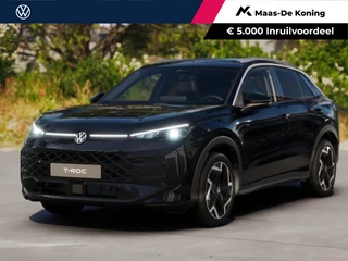 Volkswagen T-Roc R-Line First Edition 1.5 eTSI 150 PK 7 versn. DSG · Electrische Achterklep · Draadloze telefoonlader · Voorraad OUTLET · Prijs is inclusief inruilpremie ·