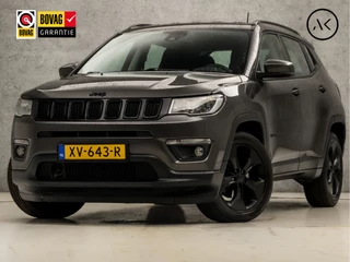 Jeep Compass 1.4 MultiAir Night Eagle 141Pk (APPLE CARPLAY, NAVIGATIE, CAMERA, TREKHAAK, LEDER, SPORTSTOELEN, PARKEERSENSOREN, KEYLESS, NIEUWE APK, NIEUWSTAAT)