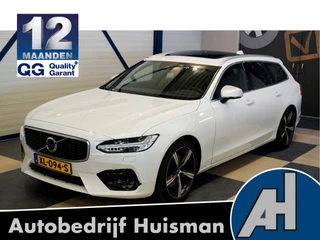 Volvo V90 2.0 T4 140kW/190pk Aut8 R-Design PANORAMADAK + FULL LED HIGH BEAM + NAVI SENSUS + PILOT ASSIST + ADAPT.CRUISE + STOELVERWARMING + LEER/ALCANTARA + LANE ASSIST + KEYLESS ENTRY&GO + ON-CALL + PARKSENSOREN + 19" LM-VELGEN!!