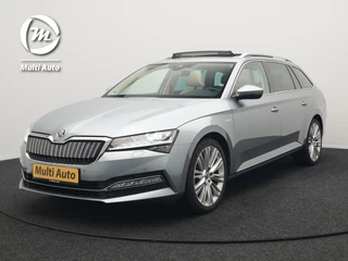 Škoda Superb Combi TSI iV Lauren & Klement Plug In Hybrid 218pk Dealer O.H PHEV | Trekhaak Af Fabriek | Panodak | Camera | Crystal LED | Canton Audio | Lederen Sportstoelen Memory & Ventilatie | Cruise Control | Apple Carplay | Navigatie | Keyless | DAB |