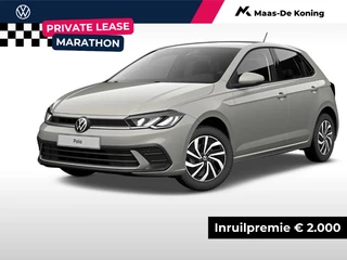 Volkswagen Polo Life Edition 1.0 TSI 95 pk 7 versn. DSG · Achteruitrijcamera · · Parkeersensor achter · Velgen 'essex', 15 inch lichtmetaal ·