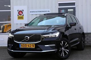 Volvo XC60 2.0 T6 Plug-in hybrid AWD Core Bright Long Range!*Perfect Onderh.*1ste Eig.*Elek. Trekhaak/Pano/Stoelverw./Stuurverw./Keyless Entry+Go/Camera/Apple Carplay-Android/DAB/LED/Parkeersens.V+A/18 inch LM*