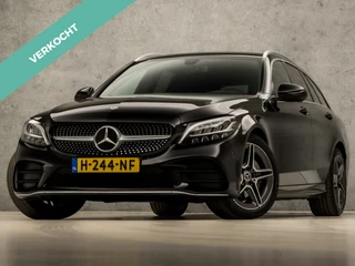 Mercedes-Benz C-Klasse Estate 160 AMG Sport Automaat (APPLE CARPLAY, GROOT NAVI, VIRTUAL COCKPIT, CAMERA, LEDER/ALCANTARA, STOELVERWARMING, KEYLESS, ELEK ACHTERKLEP, NIEUWE APK, NIEUWSTAAT)