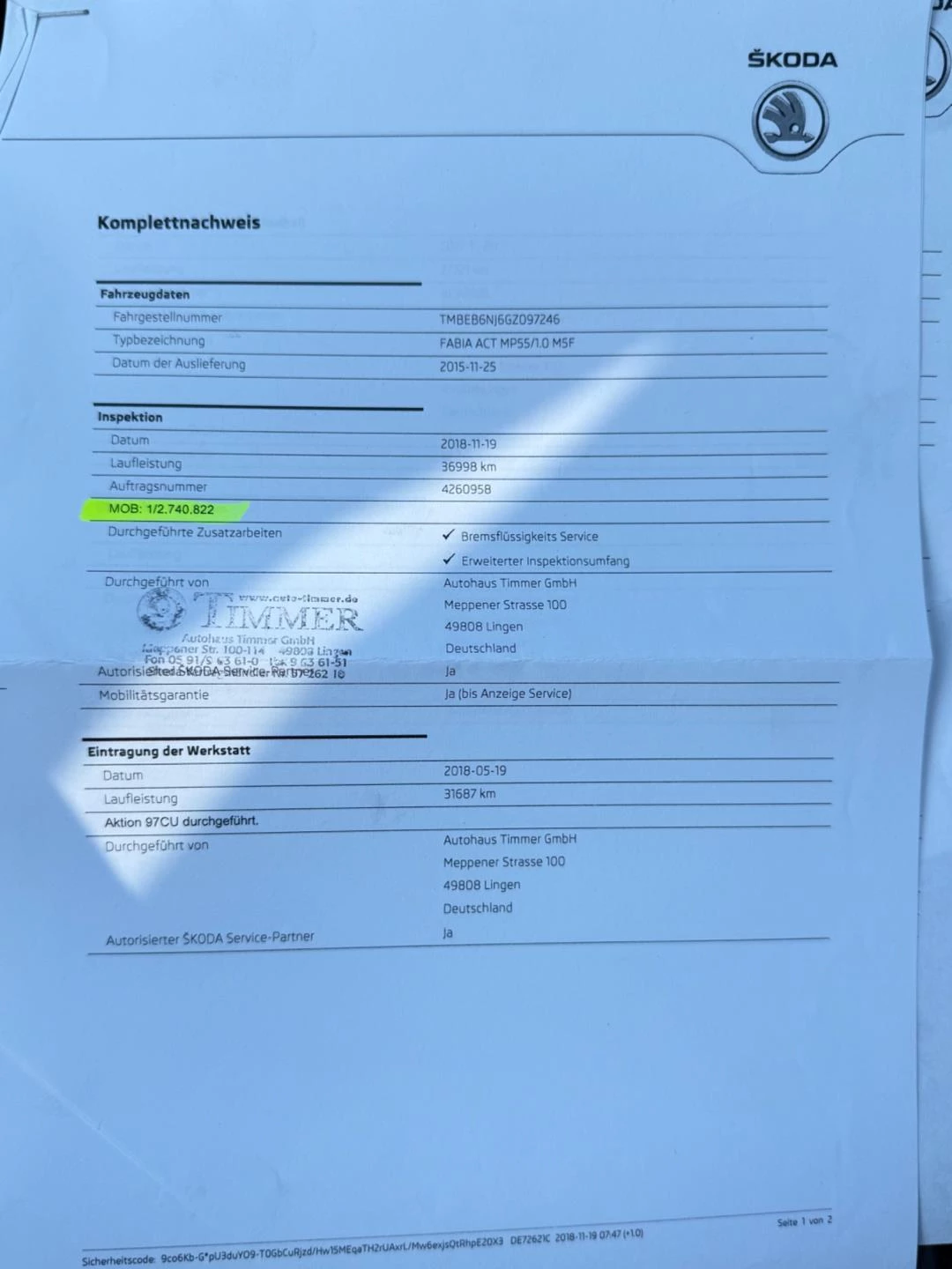 Hoofdafbeelding Škoda Fabia
