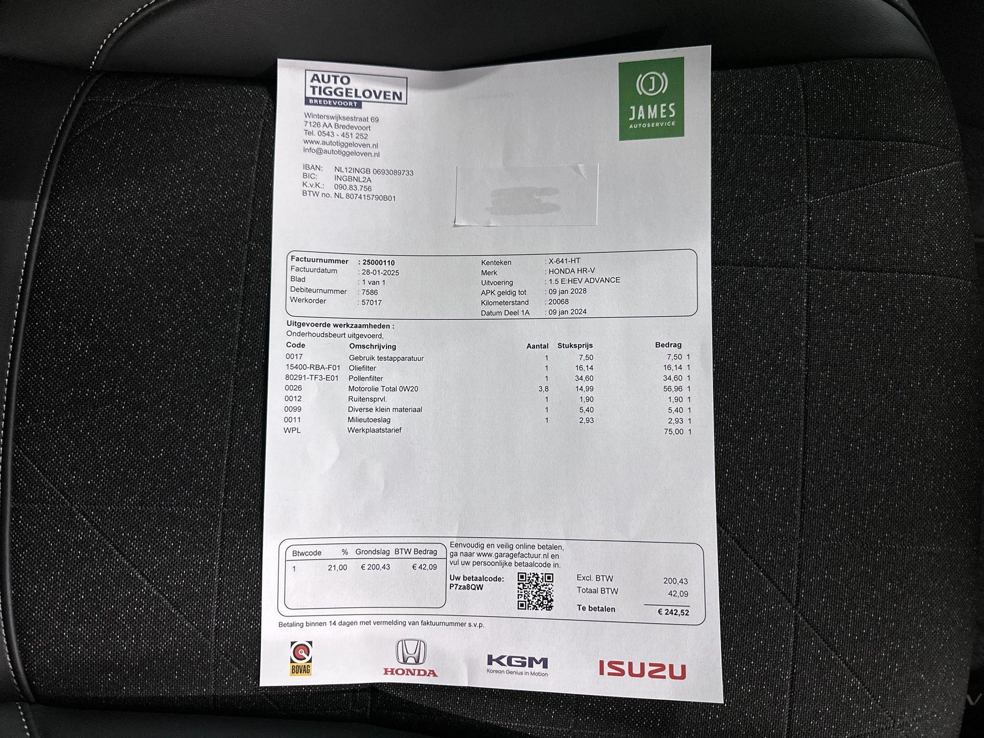 Hoofdafbeelding Honda HR-V
