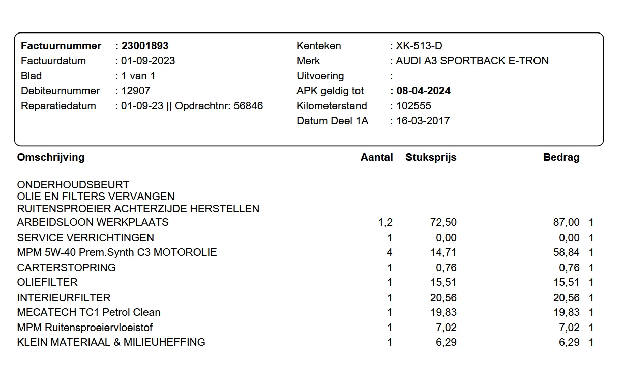 Hoofdafbeelding Audi A3
