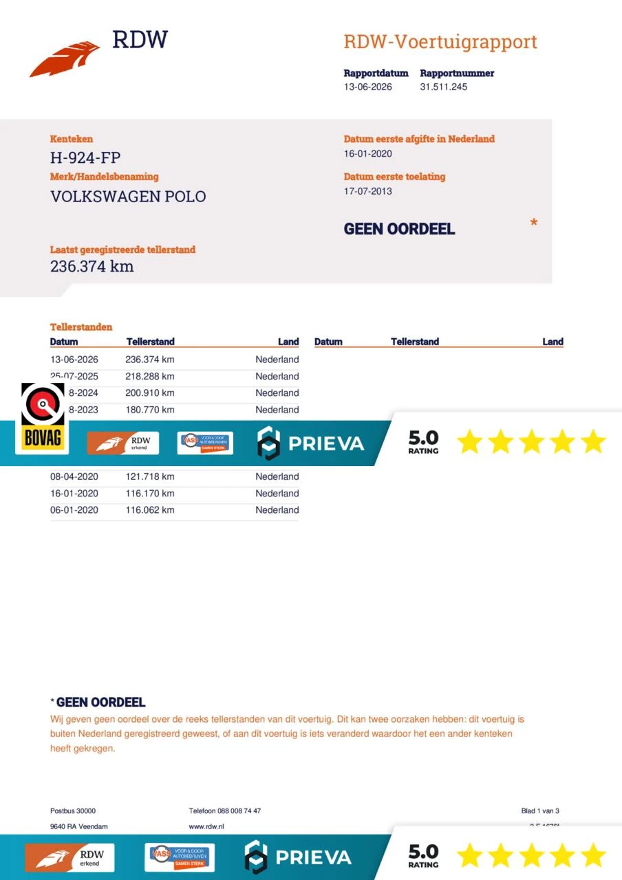 Hoofdafbeelding Volkswagen Polo