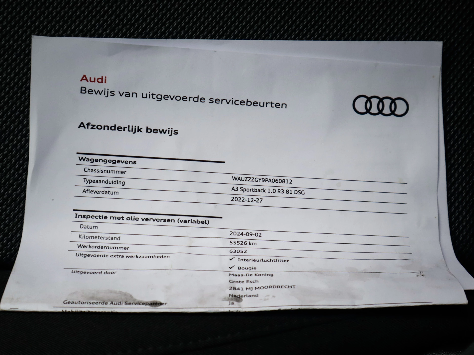 Hoofdafbeelding Audi A3