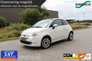 Hoofdafbeelding Fiat 500 Fiat 500 1.2 Lounge airco cruise control bluetooth panodak lichtmetalen velgen