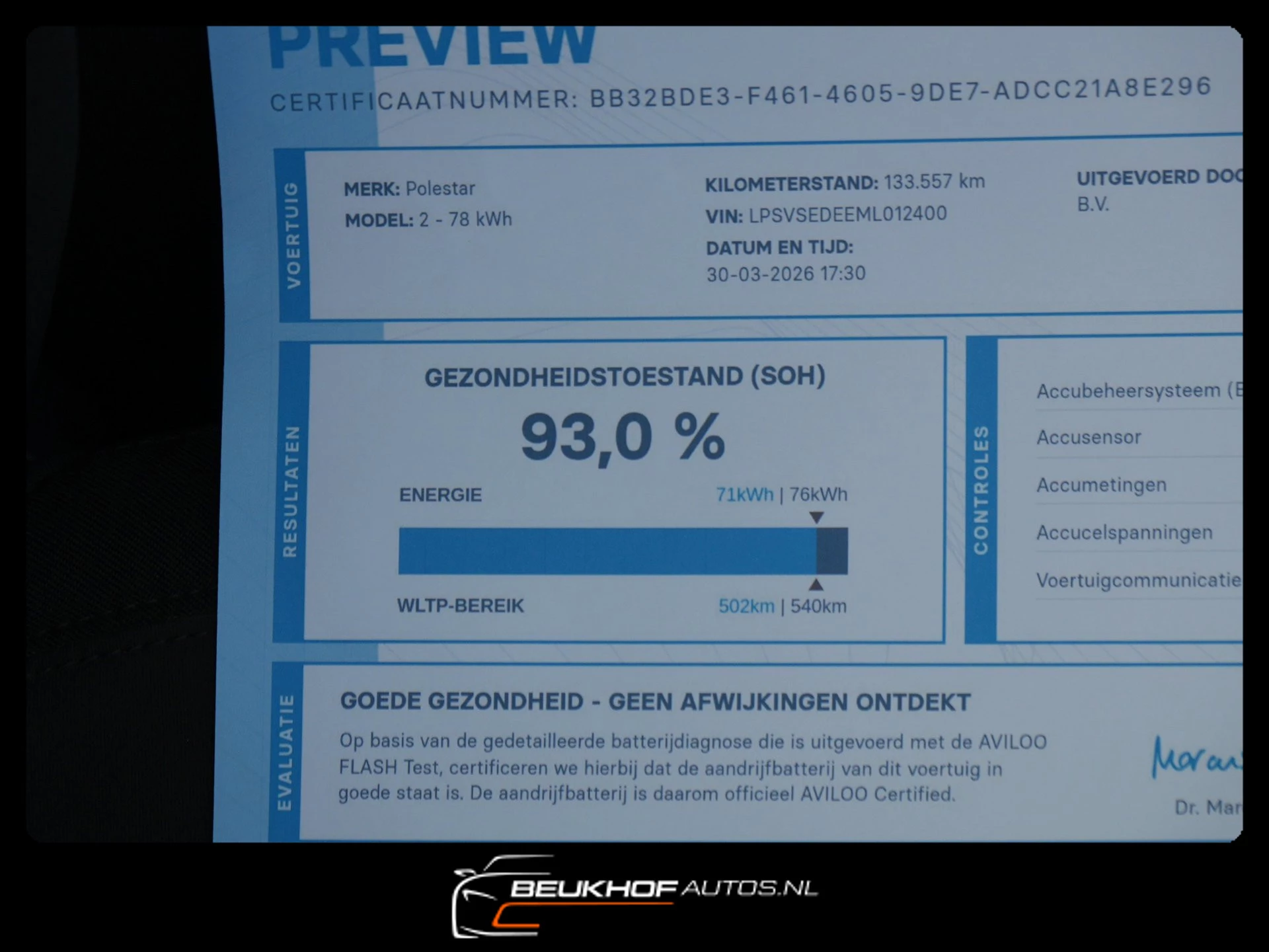 Hoofdafbeelding Polestar 2