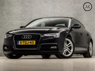 Audi A5 Sportback 1.8 TFSI S-Line Sport 170Pk (2X S-LINE, NAVIGATIE, NAP, STOELVERWARMING, LEDEREN SPORTSTOELEN, ZWART HEMEL, CRUISE, BLUETOOTH, NIEUWE APK, NIEUWSTAAT)