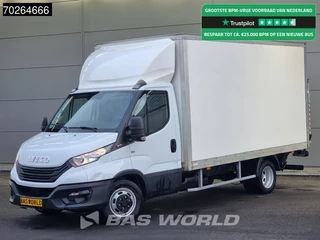 Iveco Daily 35C16 3.0L Laadklep Dubbellucht Airco Cruise Bakwagen Meubelbak Koffer 18m3 Airco Cruise control