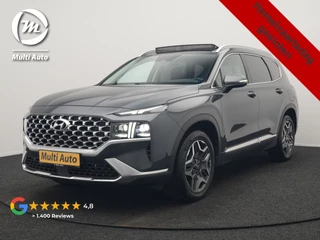 Hyundai Santa Fe 1.6 T-GDI Comfort Smart Sky PHEV 266pk Dealer O.H. | Trekhaak Afn. | Panodak | Adaptive Cruise | Camera | Krell Audio | Lederen Sportstoelen Verwarmd | Apple Carplay | Keyless | Blis | Stuur Verwarmd | Navigatie | DAB | Plug In Hybrid