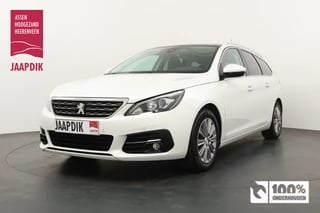 Peugeot 308 SW BWJ 2020 1.2 131 PK PureTech Blue Lease Premium AUTOMAAT APPLE CARPLAY / ANDROID AUTO / PANORAMADAK / CAMERA / HALF LEDER / NAVI / CLIMA / CRUISE / LANE ASSIST / PARKEERSENSOREN / LMV