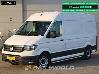 Volkswagen Crafter 140pk Automaat L3H3 Airco Cruise Navi Camera Parkeersensoren Werkplaatsinrichting Euro6 L2H2 11m3 Airco Cruise control