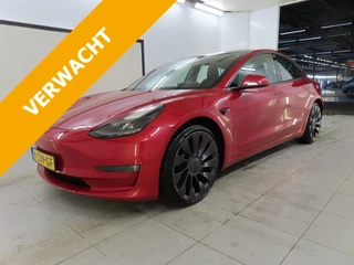 Hoofdafbeelding Tesla Model 3 Tesla Model 3 Performance AWD 486pk 75 kWh FACELIFT [ AUTOPILOT+567KM WLTP+PREMIUM AUDIO ]