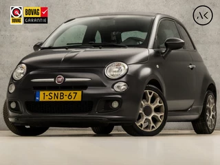 Fiat 500 0.9 TwinAir 500S (NAVIGATIE, LM VELGEN, LEDER, SPORTSTOELEN, GETINT GLAS, ZWART HEMEL, NIEUWSTAAT)