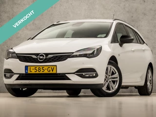 Opel Astra Sports Tourer 1.2 Sport (APPLE CARPLAY, NAVIGATIE, CRUISE, CAMERA, SPORTSTOELEN, PARKEERSENSOREN, TREKHAAK, LM VELGEN, LED KOPLAMPEN, NIEUWSTAAT)