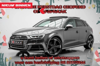 Audi S3 Sportback 2.0 TFSI quattro |Pano|B&O|Org.NL|Virtual|Keyless|Camera|Matrix|