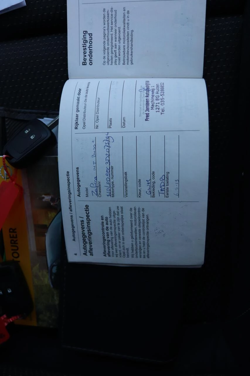 Hoofdafbeelding Opel Zafira