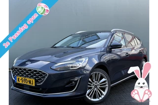 Ford Focus Wagon BWJ 2021 1.0 124 PK EcoBoost Hybrid Vignale HEAD UP DISPLAY / TREKHAAK | PANORAMADAK | XENON | STOELVERW. | LEDER | STUURVERW. | ADAPTIVE CRUISE | ELEKTRISCHE ACHTERKLEP | CAMERA | CARPAY + ANDROID | LMV | PDC
