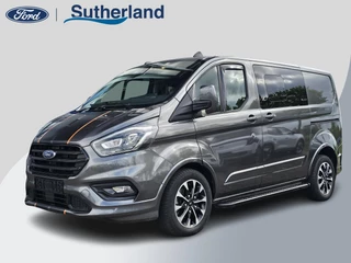 Ford Transit Custom 320 2.0 TDCI L1H1 Sport DC | 185pk Automaat | Geen BTW Geen BPM | Marge! | Camera | Stoelverwarming | Half leder | Trekhaak | PDC v+ a etc.