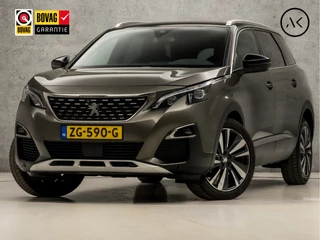 Peugeot 5008 1.2 PureTech GT-Line 7 Persoons (APPLE CARPLAY, GROOT NAVI, LEDER, KEYLESS, 360 CAMERA, SPORTSTOELEN, LED KOPLAMPEN, GETINT GLAS, CRUISE, NIEUWSTAAT)